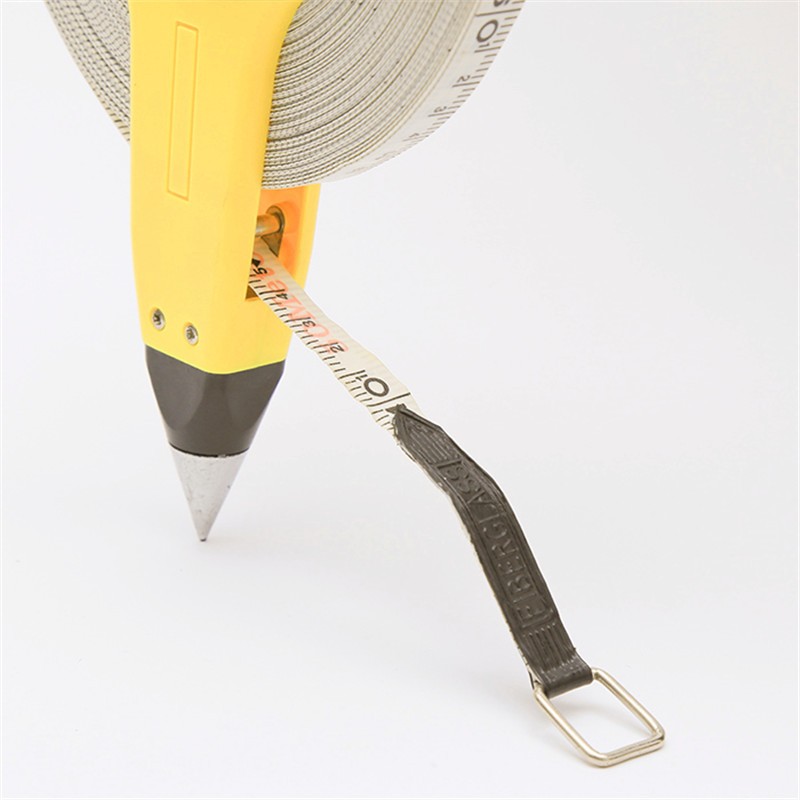 Supply 30m 100m pvc portable measuring tape with plastic frame Factory