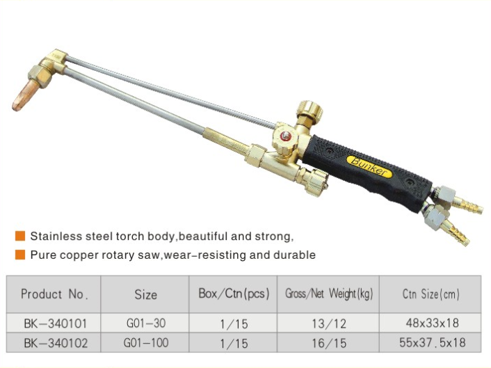 Supply Professional Flame Cutter Oxygen Propane Cutting Torch Factory