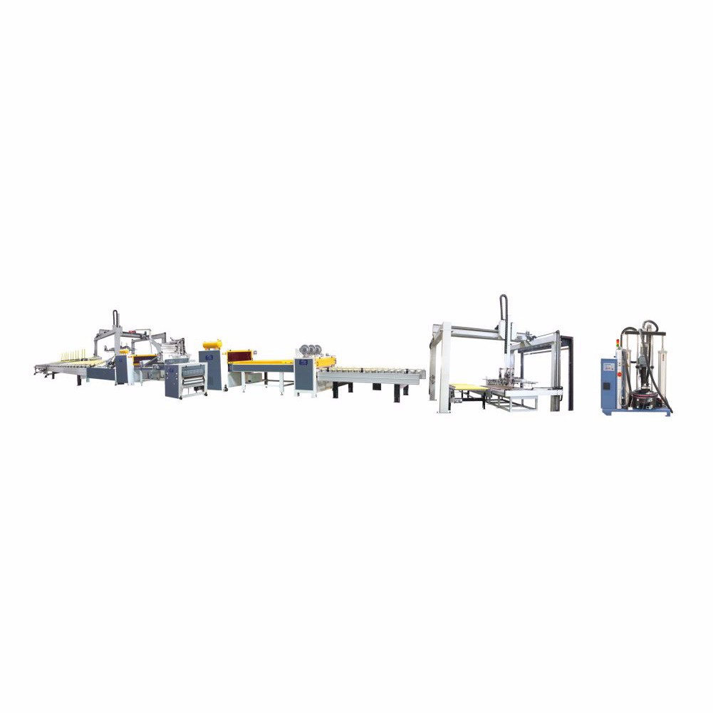 Awtomatikong PUR Glue Panel Lamination Production Line