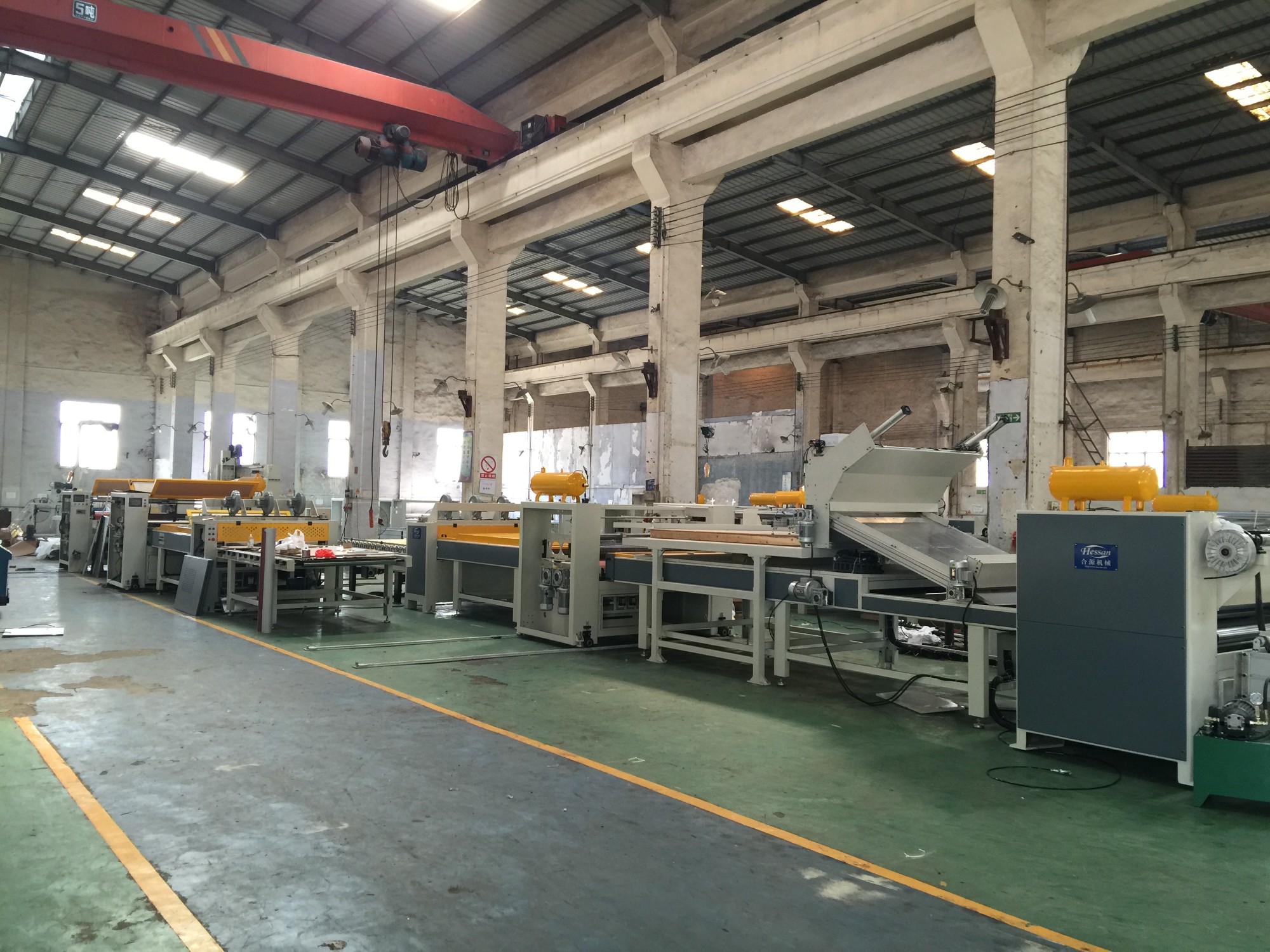 Honeycomb Plate Lamination Line