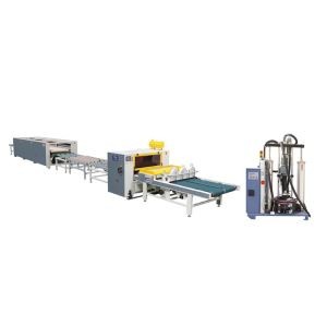 Machine For Wood Panel Laminating And Wrapping