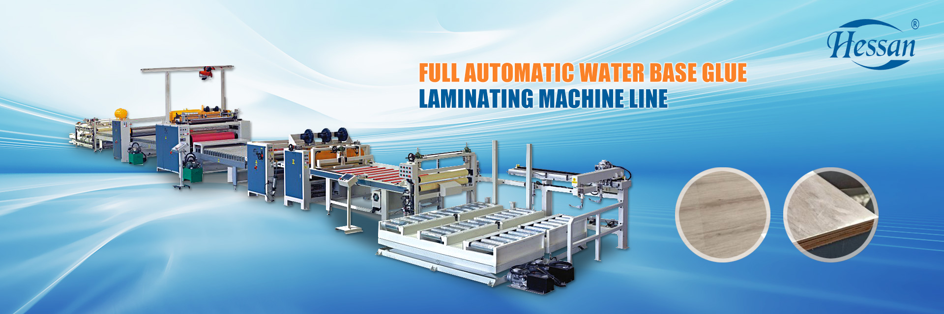 Vollautomatische Flachlaminiermaschine für Klebstoff auf Wasserbasis