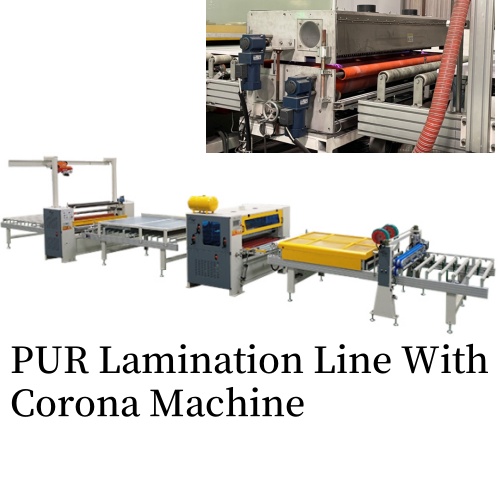 泡沫板贴合平板贴合生产线为什么要加电晕机？