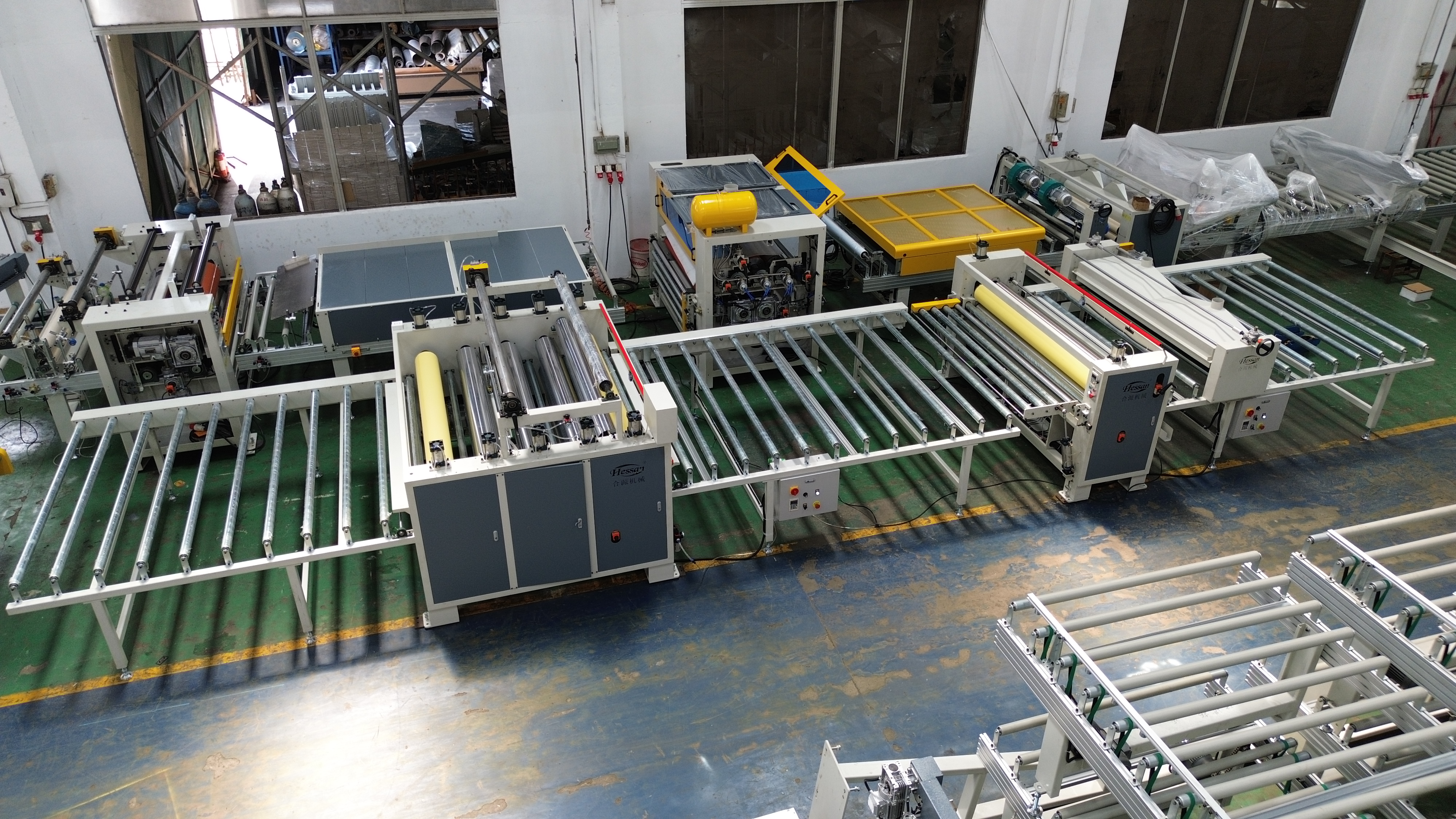 paper lamination line