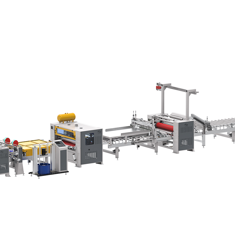 Vollautomatische Laminiermaschine für Blatt- und Rollenmaterial