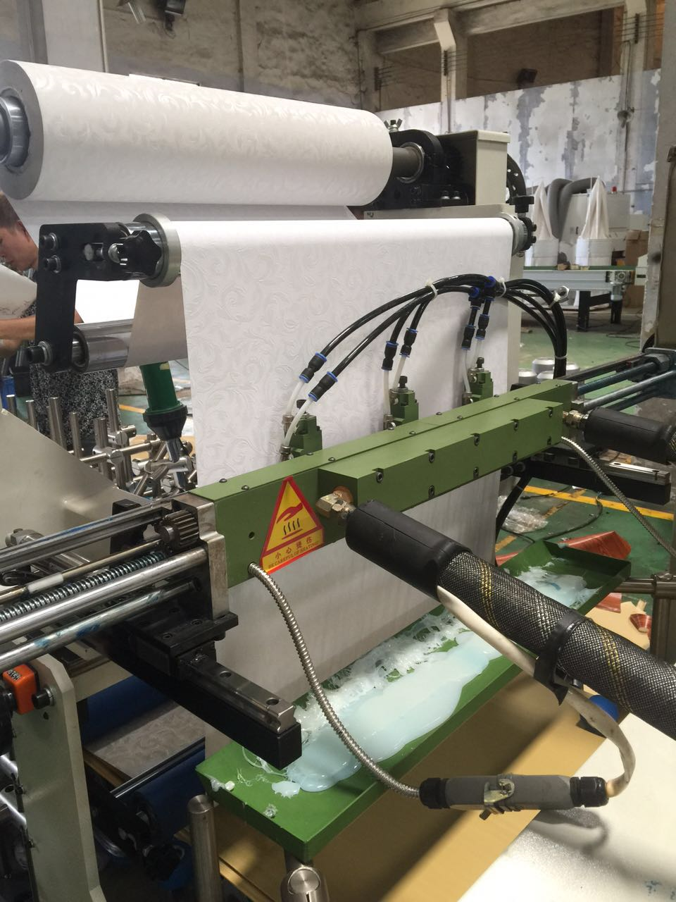 pvc wrapping machine