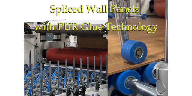 Linia do laminowania i owijania paneli klejem na gorąco PUR