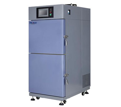 -40-150C two zone under alternating high -low temperature testing environment hot cold thermal shock test chamber