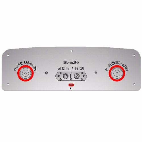إكس بي أو إل 880-960 ميجا هرتز 33 درجة 20dBi 0-10 درجة هوائي اللوحة