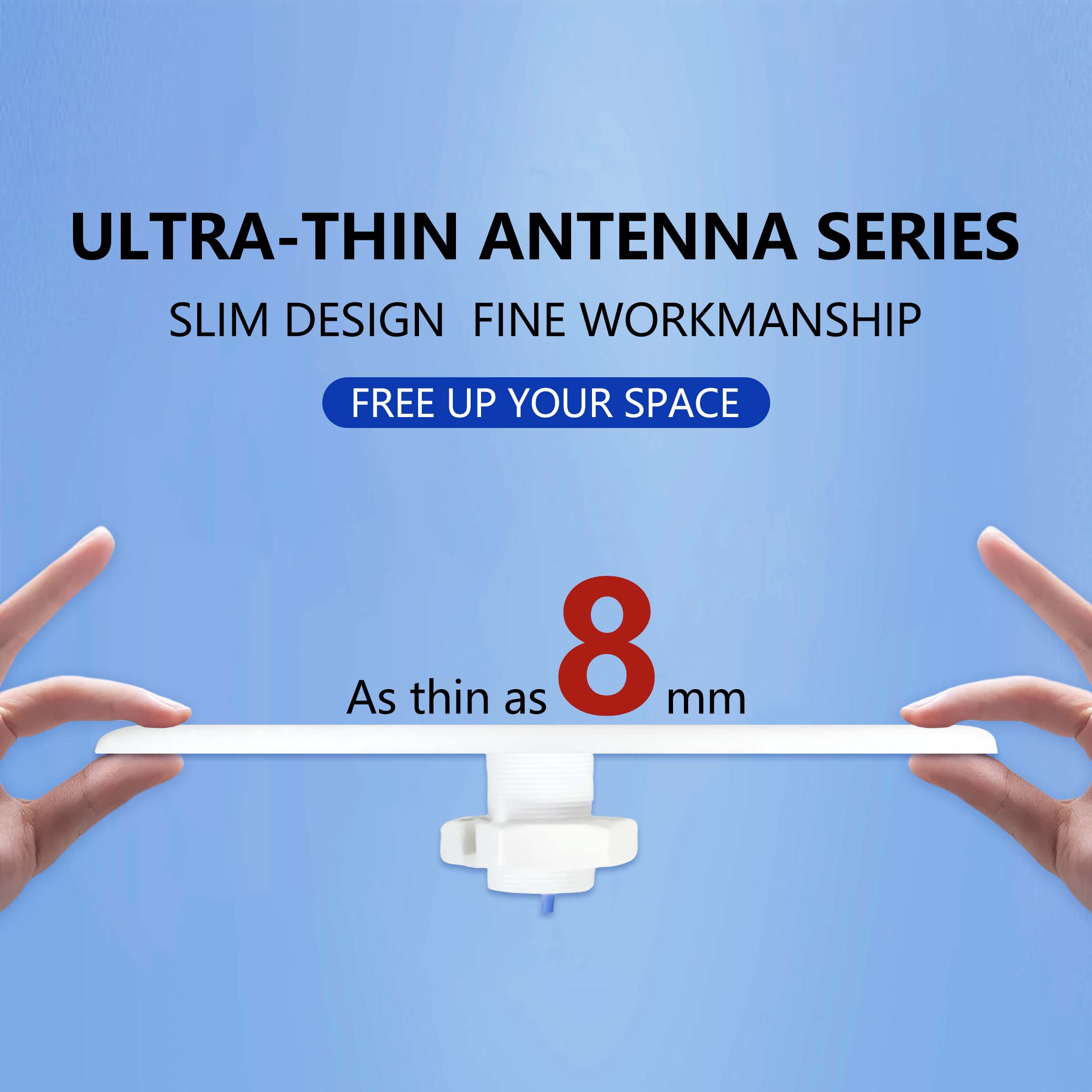 Ultra-thin antenna series
