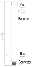 Fiberglass Omni Antenna Fiberglass Omni Antenna