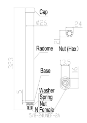 Fiberglass Omni Antenna