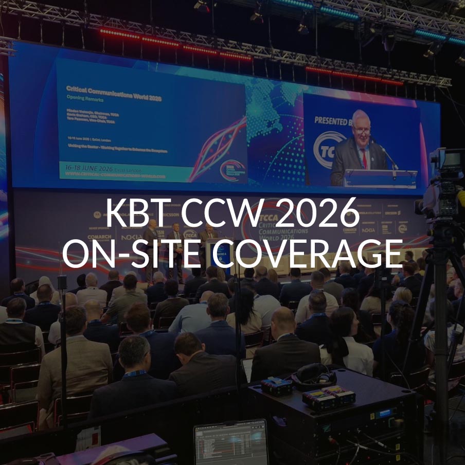 تغطية ميدانية لمعرض CCW 2026 | KBT في مؤتمر الاتصالات الحرجة العالمي