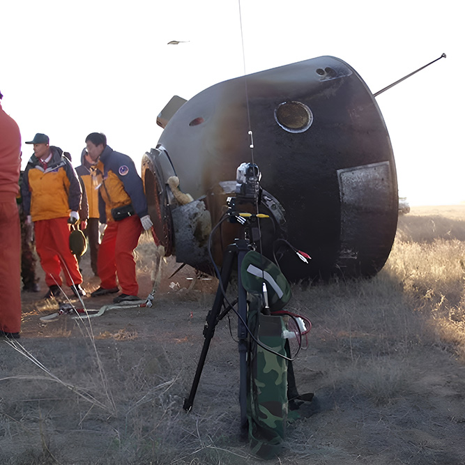 Antenas KBT usadas em Shenzhou Ⅴ