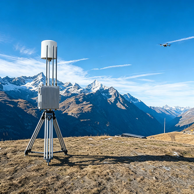 L'antenne KBT est utilisée dans les contre-mesures et la détection des drones.