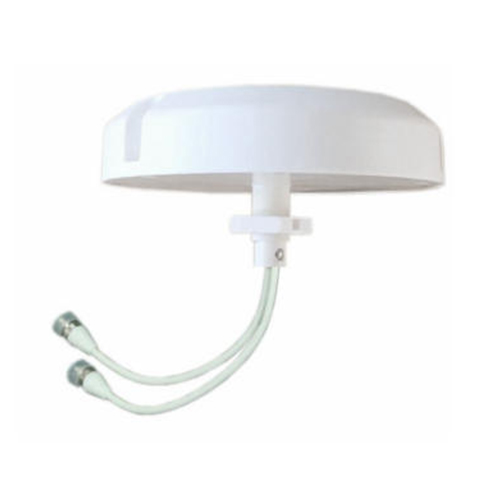 Antenne de plafond MIMO VPol 617-6000 MHz 4-6 dBi à 2 × 43 dBm < -150 dBc