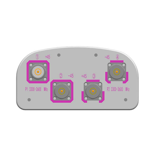 Xpol 3300-3600MHz 65° 13dBi 0° Tilt 5G Panel Antenna