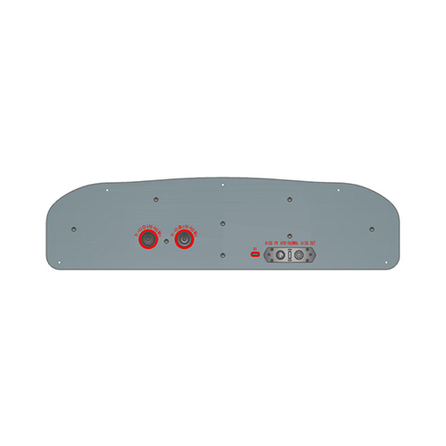 Antena de 2 portas, 1L, 2,1m, 22dBi