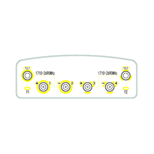 XXpol 1710-2690MHz 65° 18dBi 0°-10°Tilt Panel Antenna