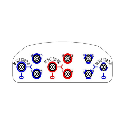 Antenă panou XXXPOL 820-2170MHz 15-18dBi 65°