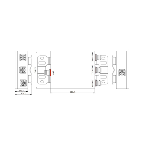 3 Freq 617-3800MHz Diplexer