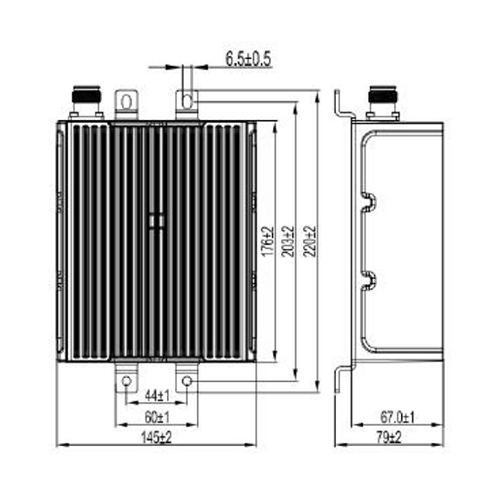 Carga ficticia para dispositivo pasivo de 100 W con cobertura de frecuencia de CC a 4000 MHz