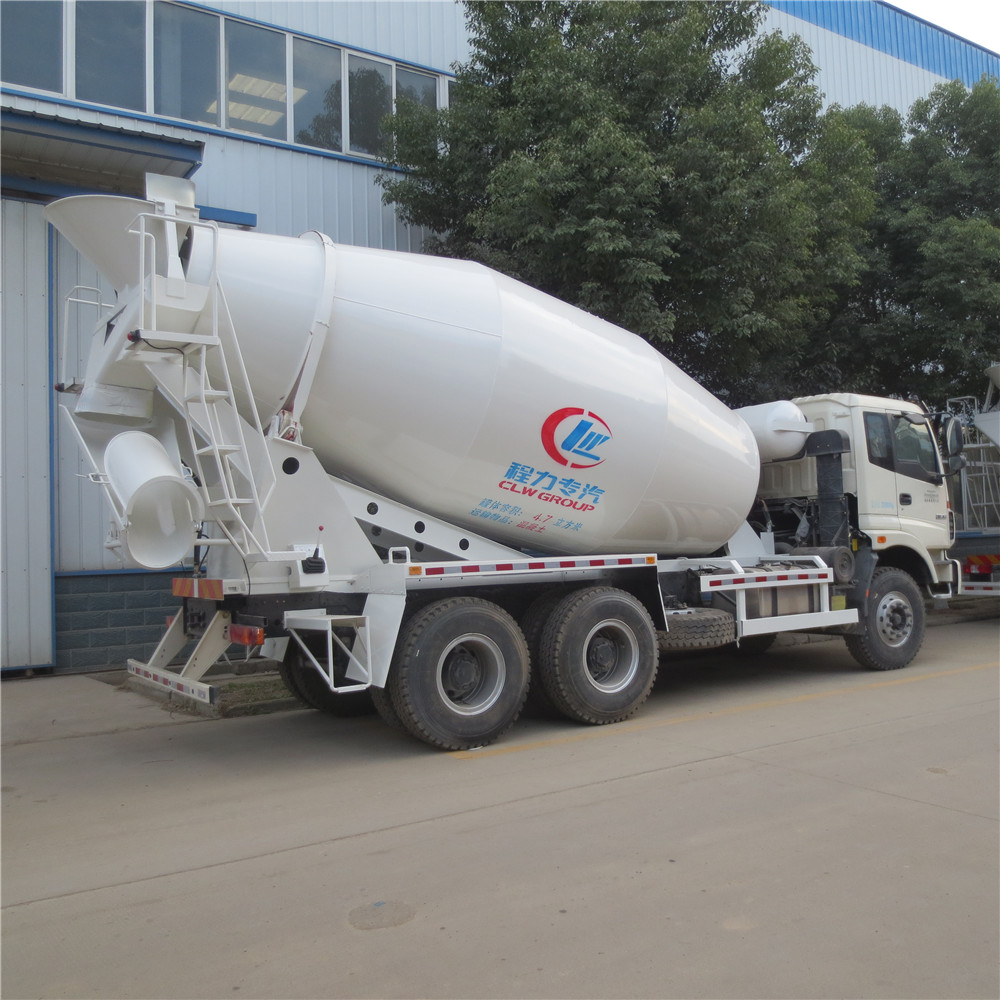 foton truck mounted concrete mixer