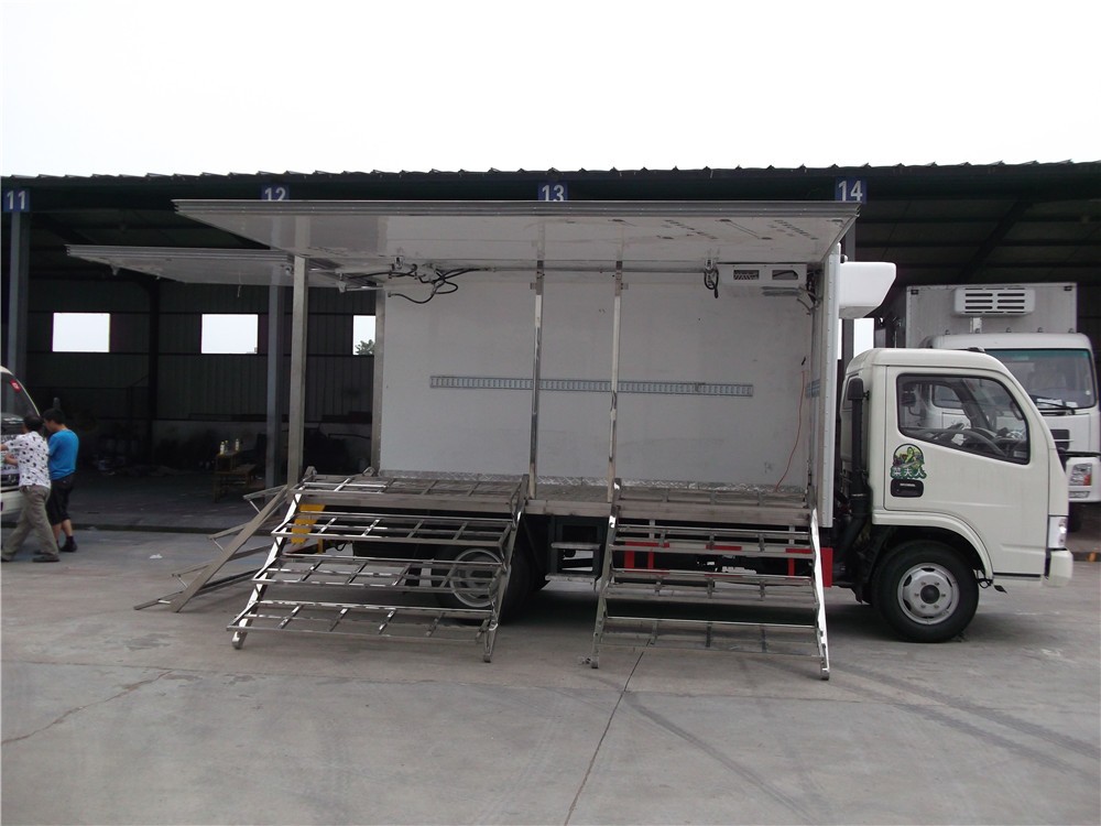 Dongfeng Vegetable Freezer Refrigerated Trruck