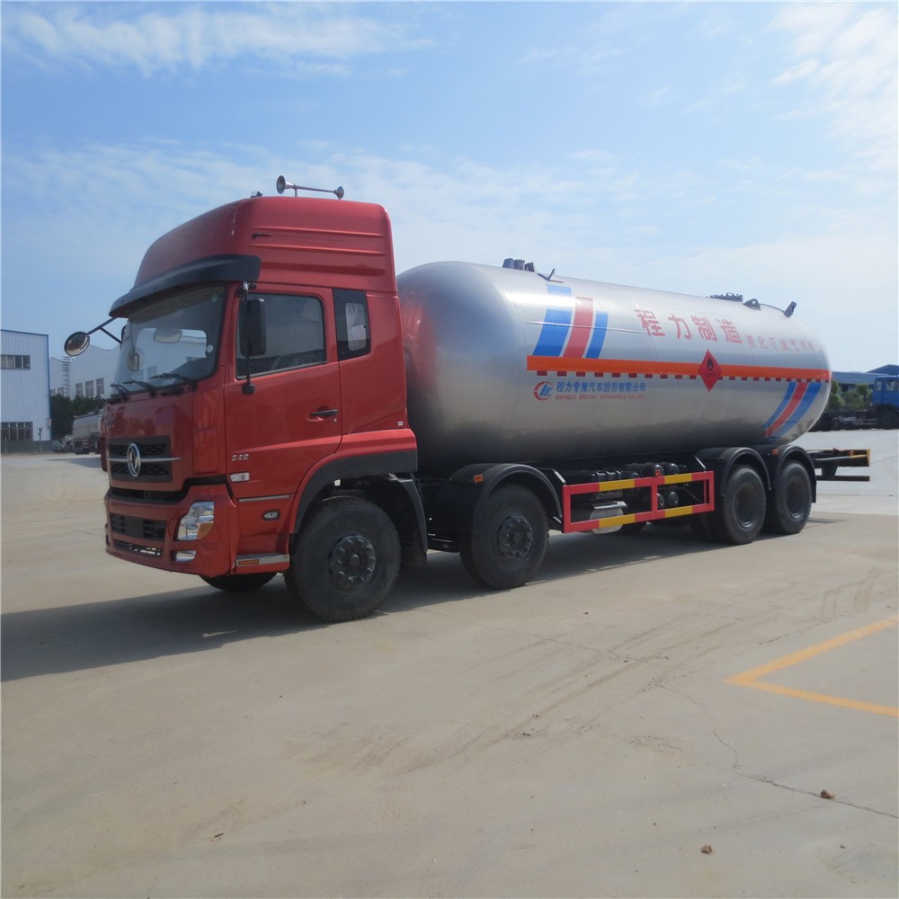 Китай 8 * 4 грузовик для перевозки сжиженного газа 35 м3, производитель
