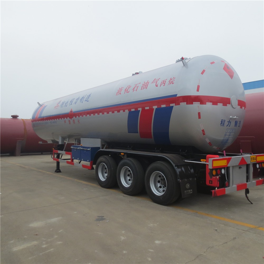 Китай Транспортный прицеп сжиженного газа объемом 49,6 м3 20,8 тонны, производитель