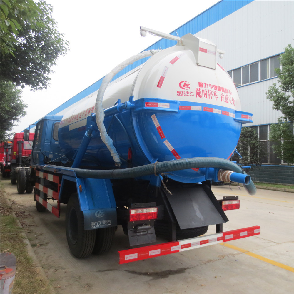Dongfeng 10 cbm รถบรรทุกน้ำเสีย