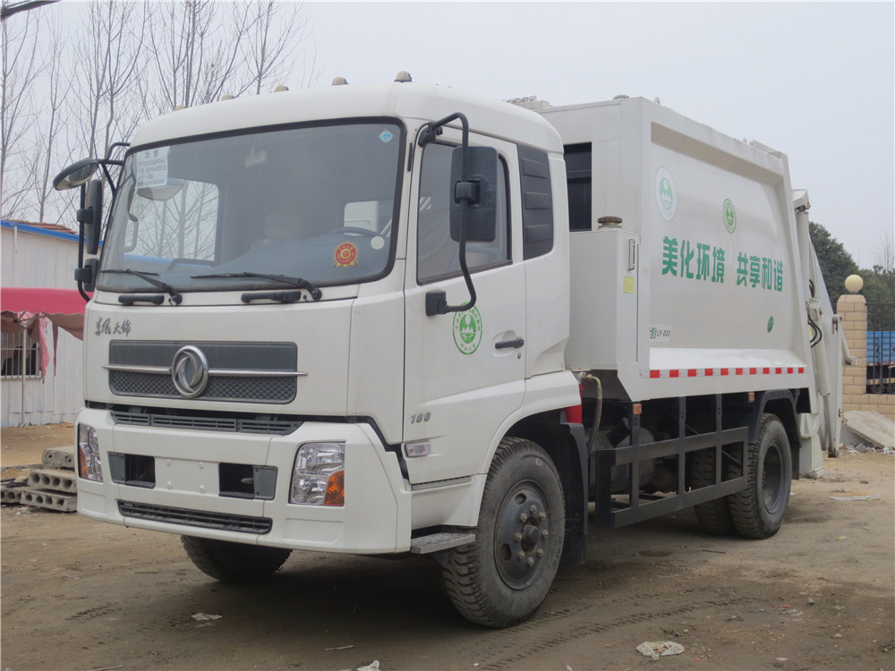 동풍 10 cbm 압축기 쓰레기 트럭