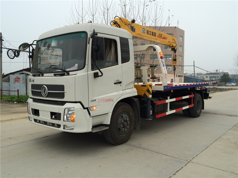6 ton rollback truck with crane