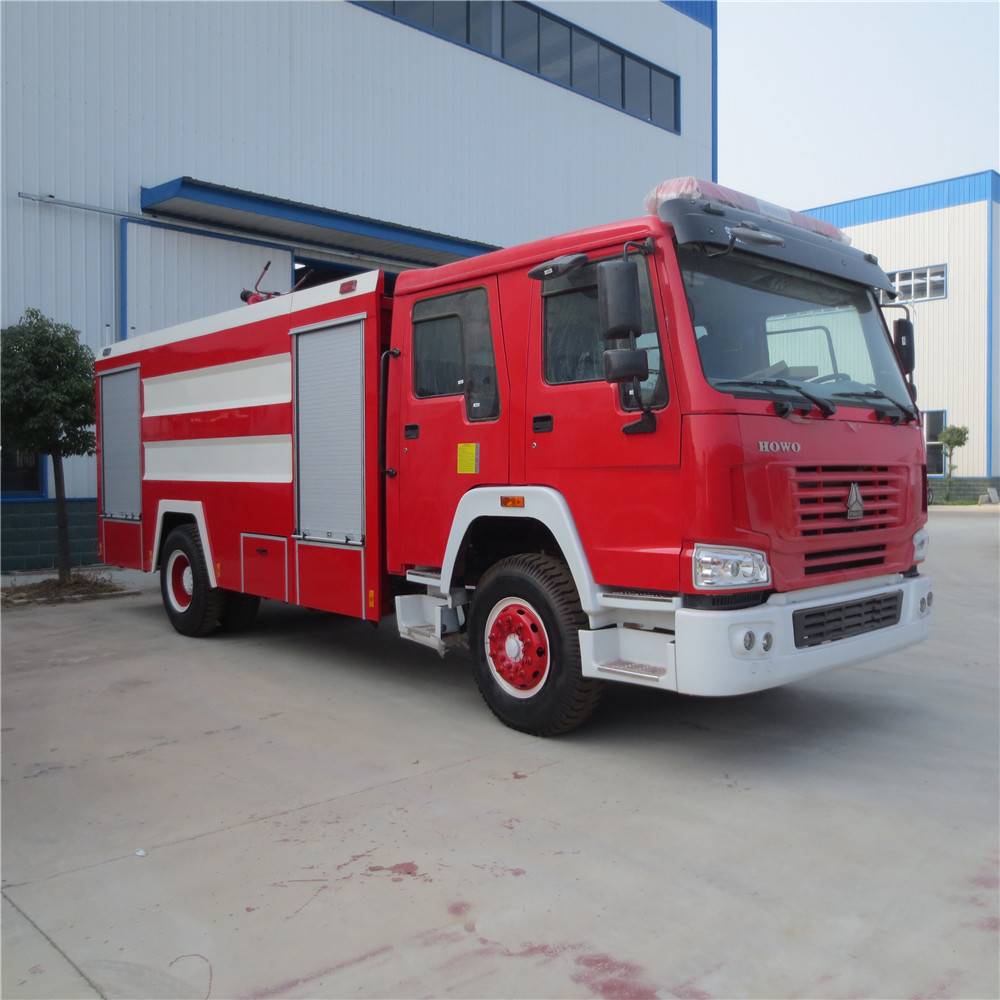 camion de pompiers de sauvetage howo