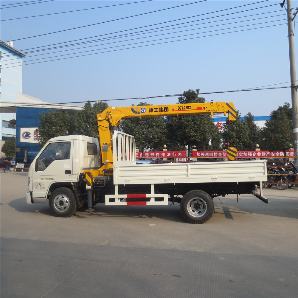 2 ton crane truck mounted