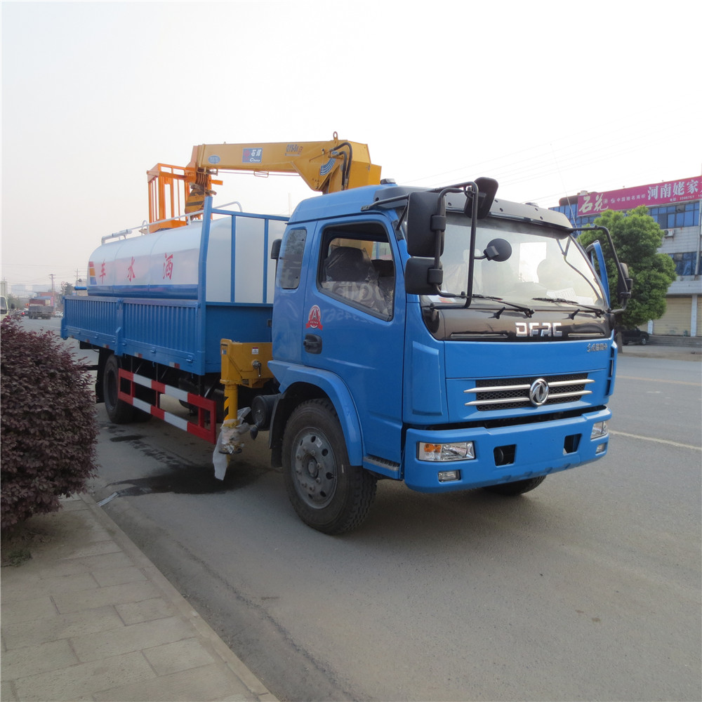 dongfeng 3 ton crane truck