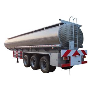 60000 Liters Hindi Kinakalawang na Asero Fuel Tank Semitrailer