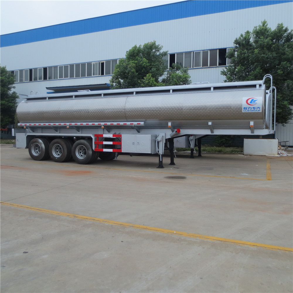 aluminum alloy oil tanker semi trailer