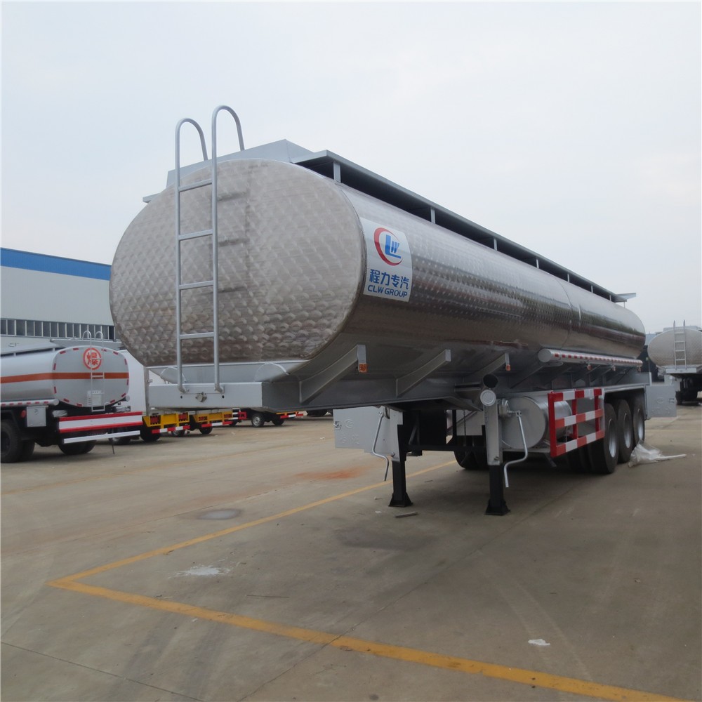 55 Cbm Aluminum Alloy Oil Tanker Semi Trailer