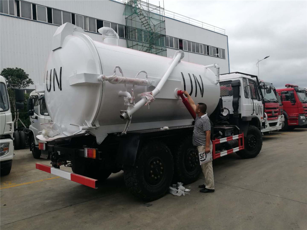 شاحنة صهريج مياه الصرف الصحي 10 متر مكعب