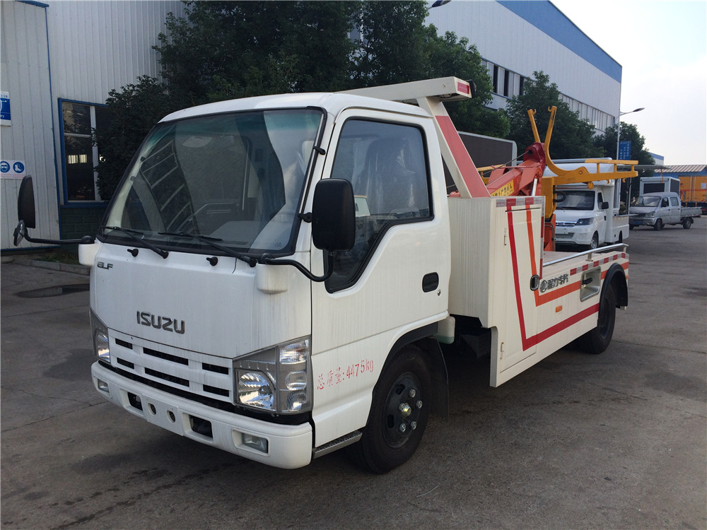 (Qingling) Isuzu caminhão de recuperação de estradas de 3 toneladas