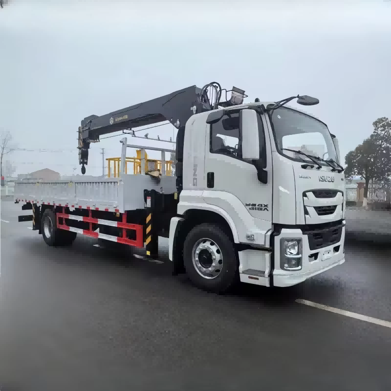 Japan GIGA 10 ton crane truck