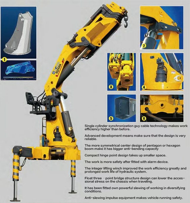 Knuckle boom crane