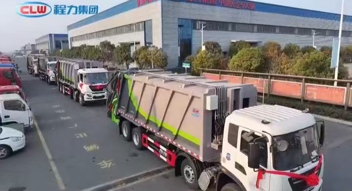 35 cbm compressed sanitation truck