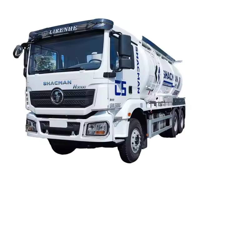 Shacman 12 wheel sewage suction truck