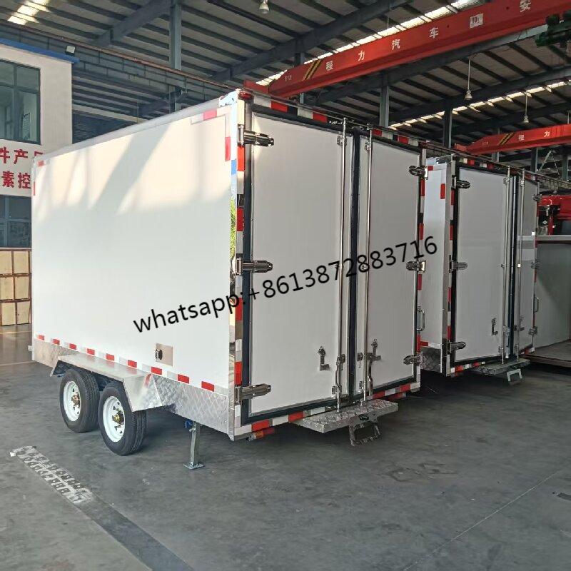 hot sale 2 axle refrigerated trailer 15cbm