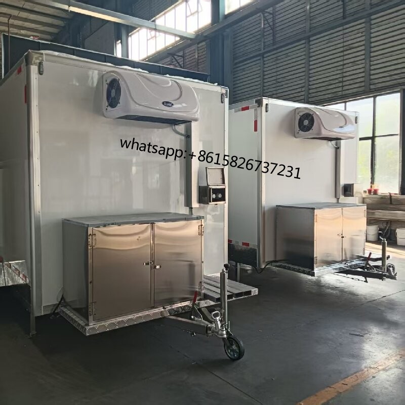 hot sale 2 axle refrigerated trailer 15cbm