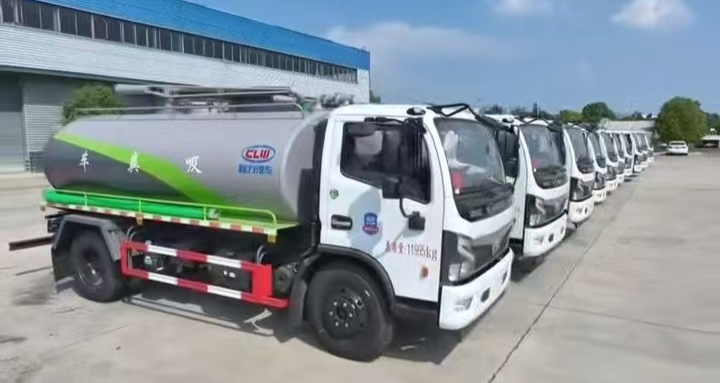 11 xe hút nước thải đã được khách hàng nghiệm thu