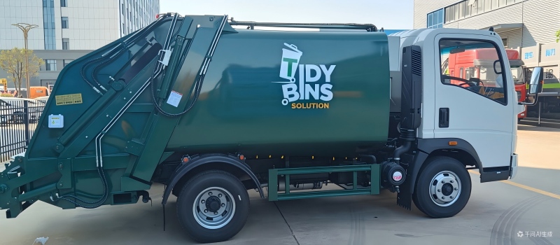 Китай Мусоровоз ХАВО с компактором объемом 6 куб. м., производитель