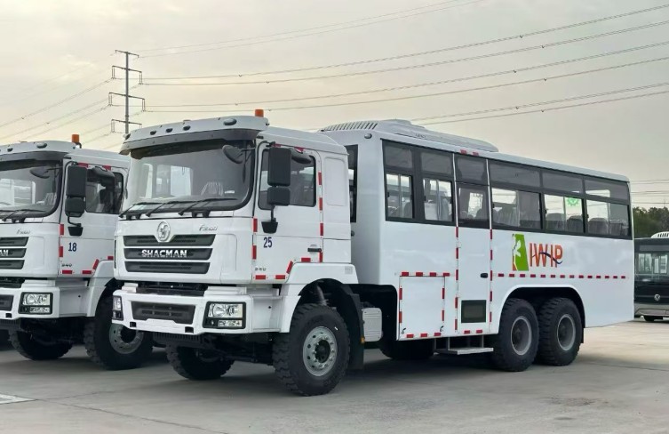 28-sitziger 6x6-Geländewagen-Shuttlebus für den Bergbau